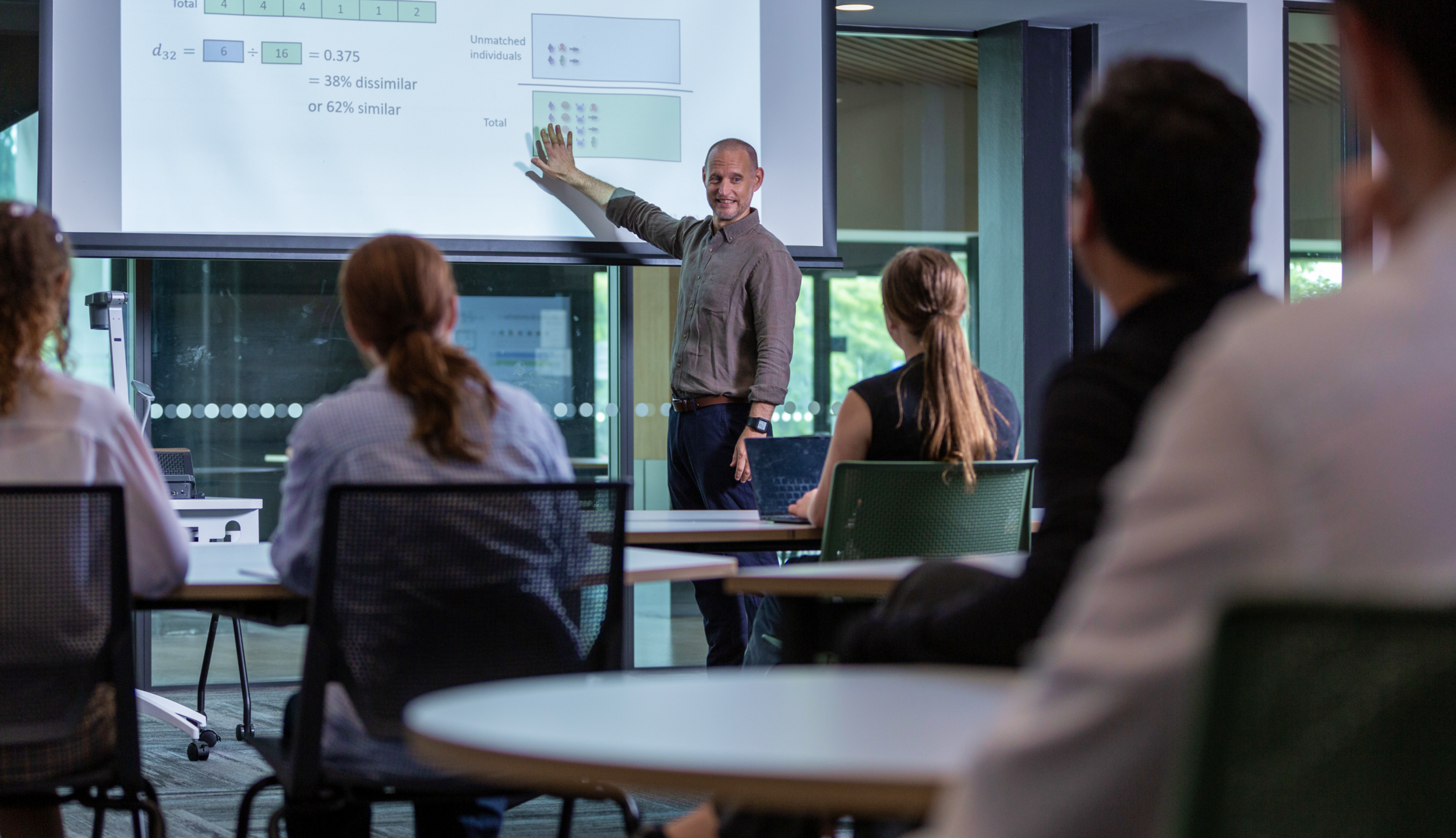 Adam Smith running a consulting course